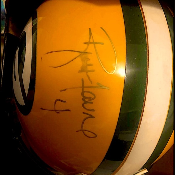 Brett Favre Green Bay Packer Signed Proline Helmet - Picture 3 of 3